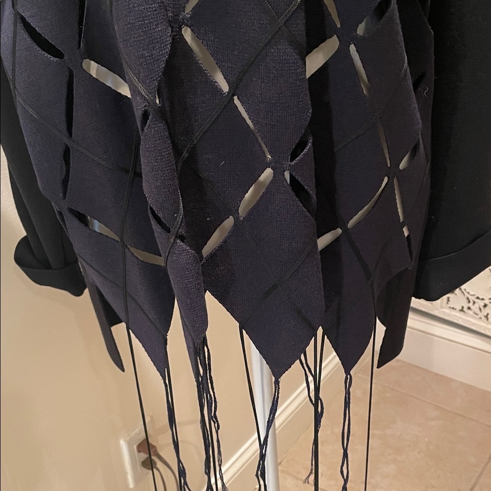 Proenza Schouler navy blue thick wool Knit Sweater - Picture 8 of 11